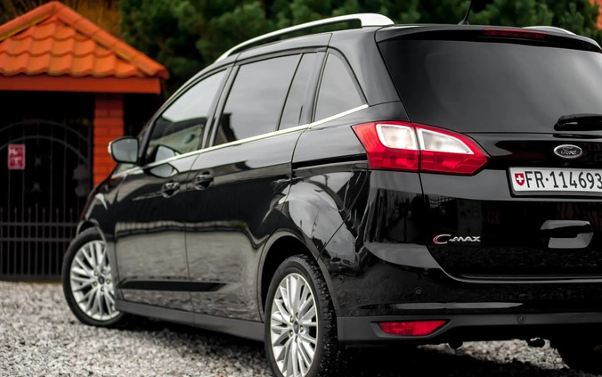 Ford Grand C-MAX cena 45900 przebieg: 120757, rok produkcji 2017 z Zagórz małe 781